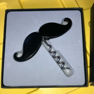 Black Mustache Corkscrew for home bar